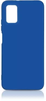 Силиконовый чехол с микрофиброй для Xiaomi Redmi Note 9T DF xiOriginal-16 (blue)