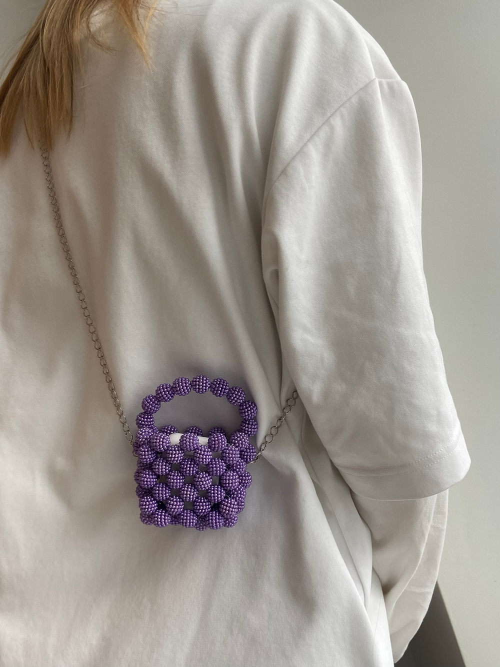 BYSASHAZEMLYA mini bag in purple