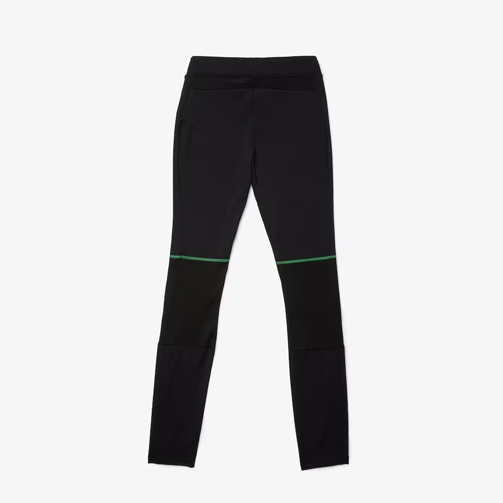 Мужские теннисные штаны Lacoste Men's SPORT Leggings - black/white
