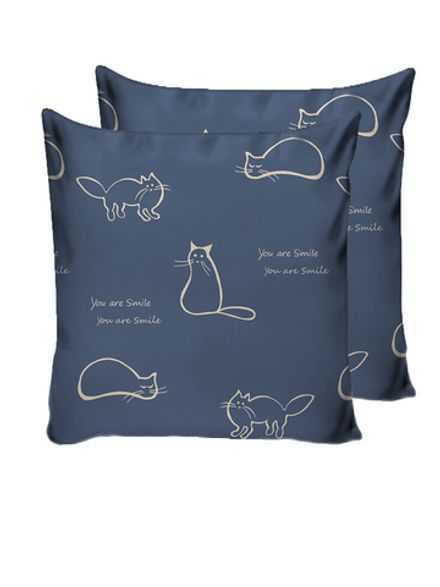 Наволочка комплект 2шт Сказка "Котики" 70х70 см, перкаль