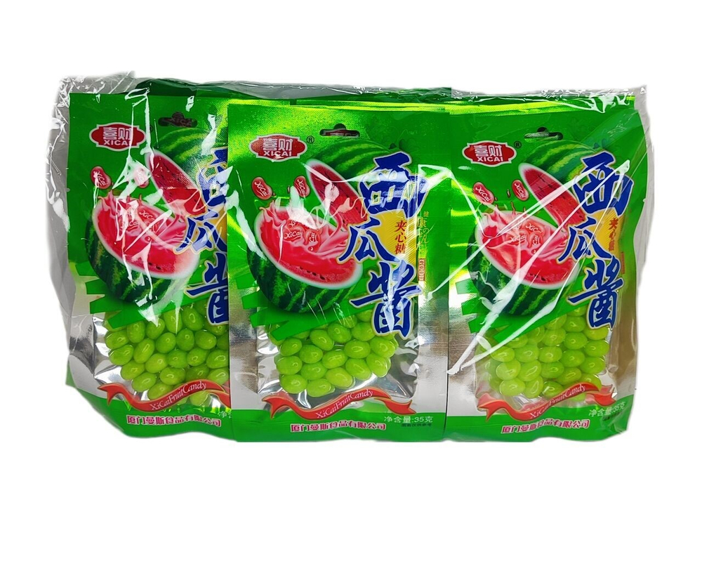 Жевательные конфеты XICAI CANDI вкус АРБУЗ 35гр 20шт