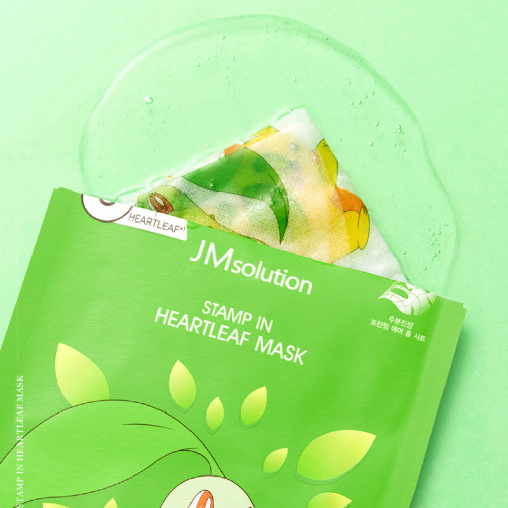 Маска тканевая с хауттюйнией JMsolution Stamp In Heartleaf Mask, 30 мл