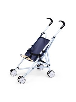Коляска для кукол трость, прогулочная, цвет синий (H1012)