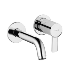 Смеситель для раковины Kludi Zenta внешняя монтажная часть, излив 170 мм, хром (382440575)