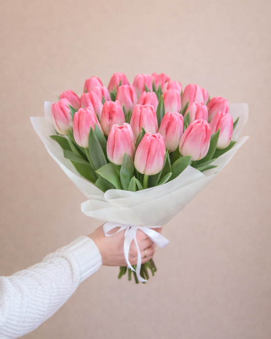 Букет тюльпанов "Супер Модель" (в упаковке)