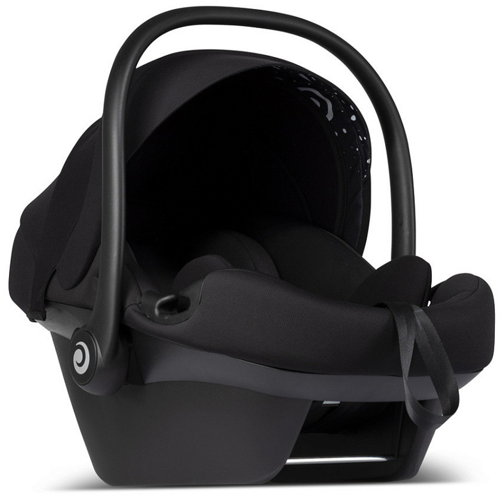 Детская коляска Roan Bass Next Classic d12 2.0 3 в 1 с автокреслом Tutis Elo Lux EduSky Black BNC/85/2 Caviar/Black/руч.Cappuccino