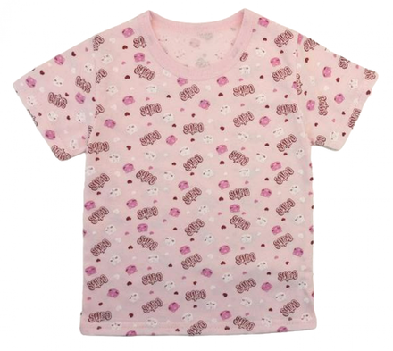 Футболка для девочки 411/153 кошки (cats)