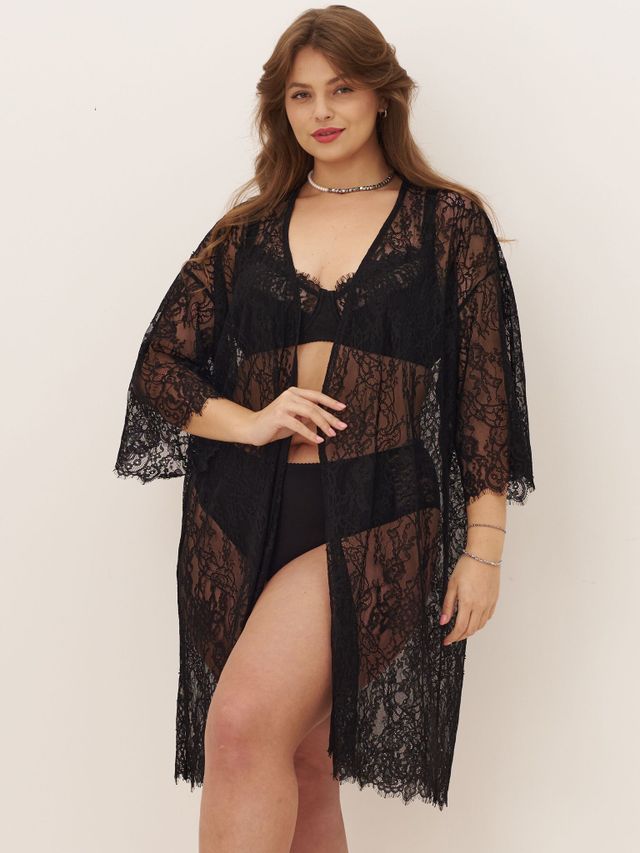 Халат из кружева Розали