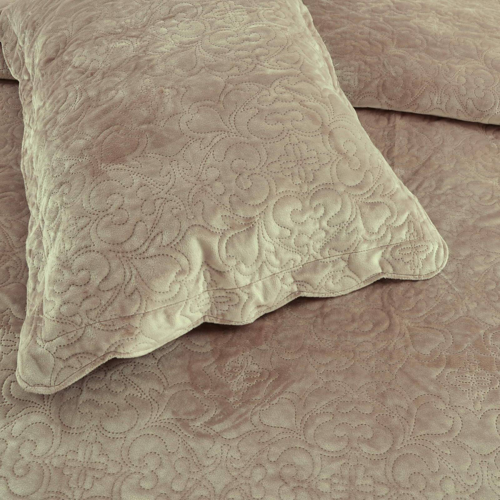 Покрывало 160х220 Sofi De MarkO Церцея светло-бежевое