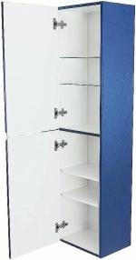 Шкаф Cezares Duet 40 DUET-1500-2A-SC-SPF-P сапфировый