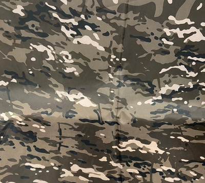 Ткань Оксфорд 200D, 90 гр, PU 1000, чёрный мультикам