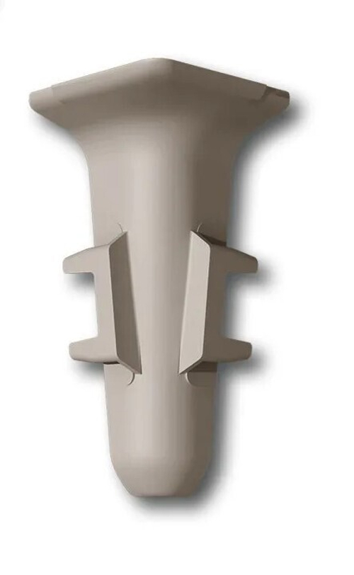 Угол внутренний для плинтуса 70мм "Деконика", 215 Дуб снежный