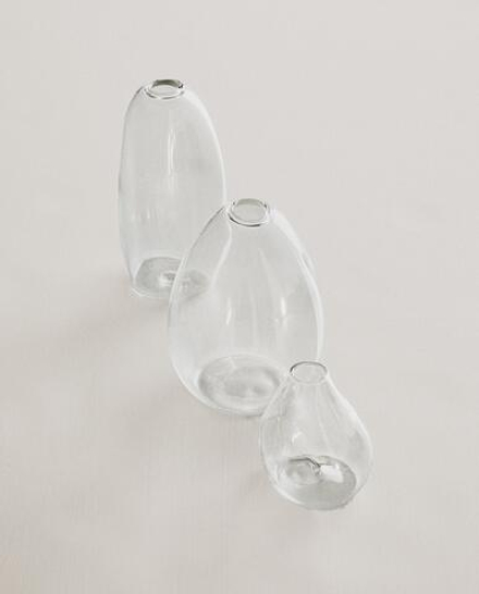 Zara Home Ваза из стекла, цвет прозрачный, 6.2 см