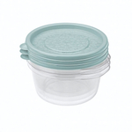 Комплект контейнеров "арт-декор" 0,44л (светло-голубой)