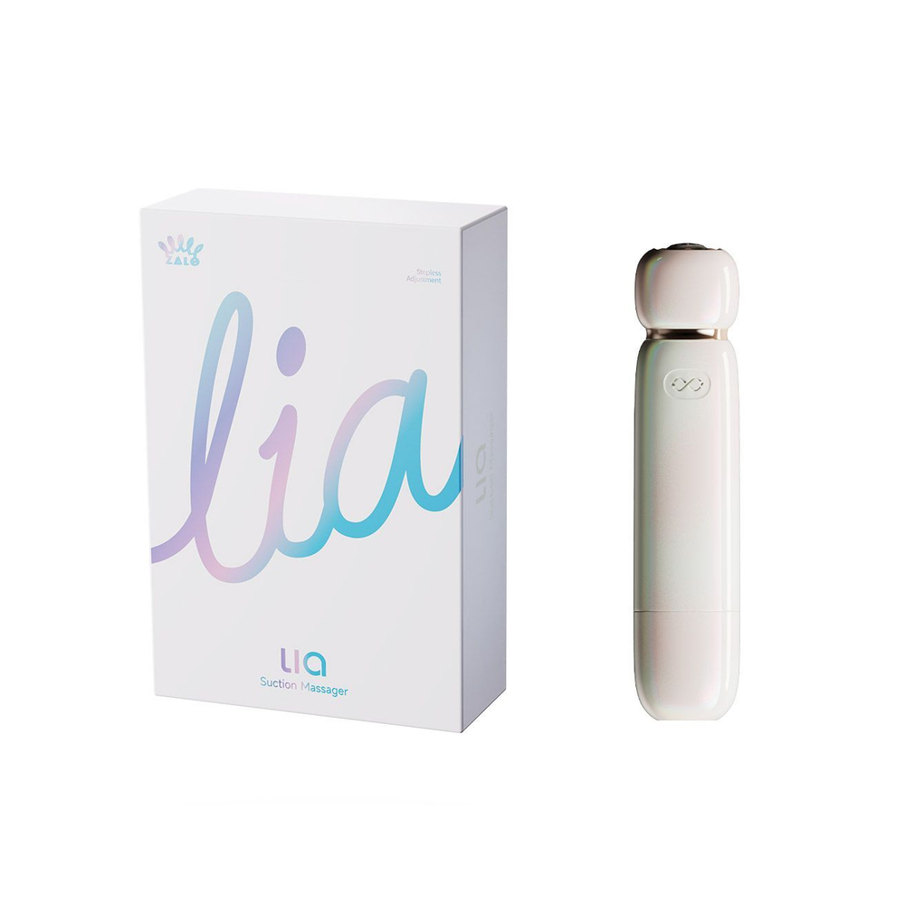 Бежевый вакуумный стимулятор клитора Lia (Цвет: бежевый)