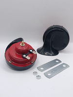 Звуковой сигнал на автомобиль универсальный, 12В двухтональный / Сигнал 2-рожковый автомобильный / Сигнал звуковой улитки 2-рожковый GMP