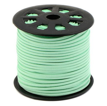 Шнур замшевый, шир.3мм, цв.025 мятный