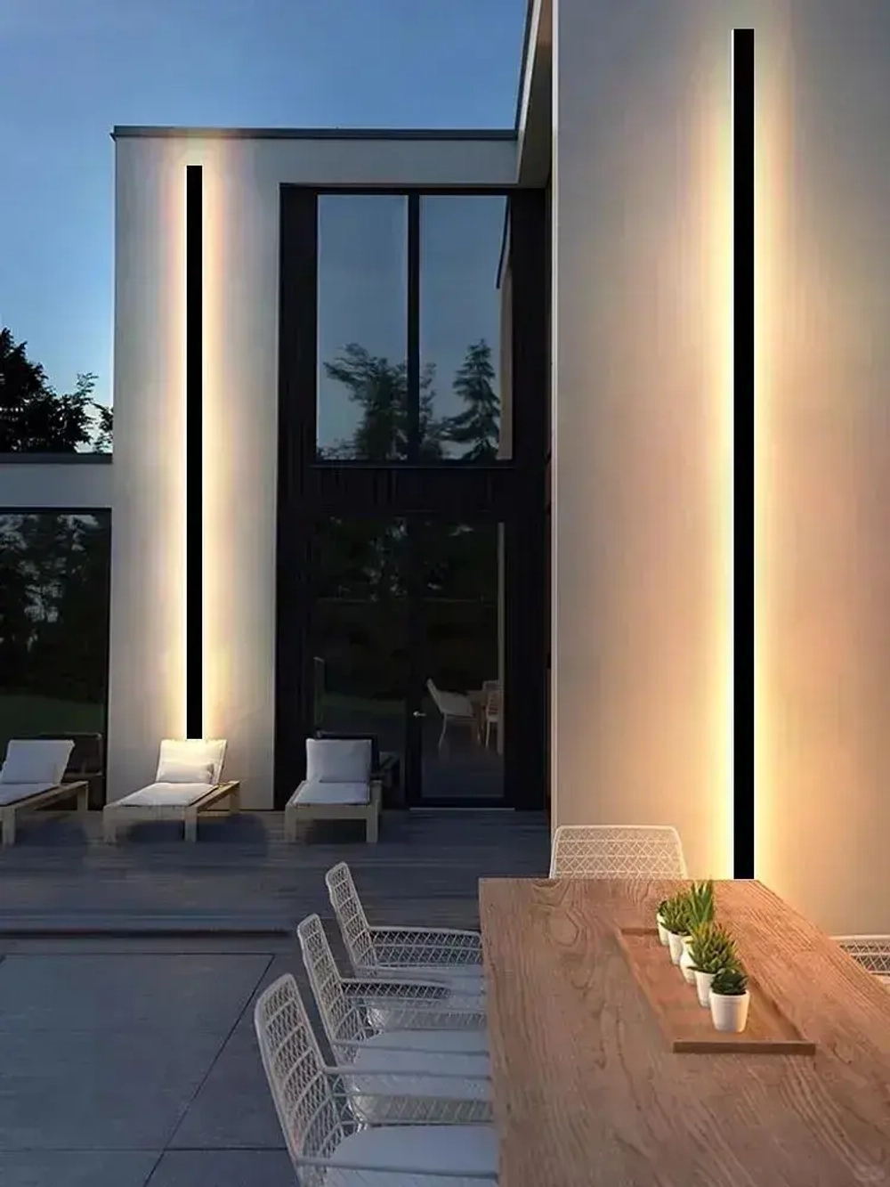 EZCOK Светодиодный уличный настенный светильник IP65/ 1.2M /36 Вт