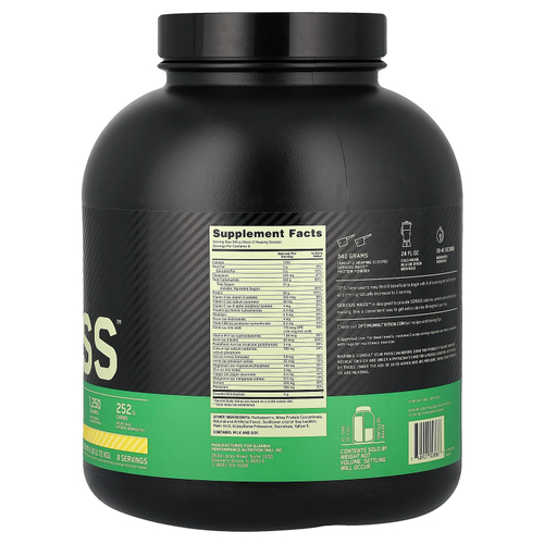 Optimum Nutrition, Serious Mass™, с банановым вкусом, 2,72 кг (6 фунтов)