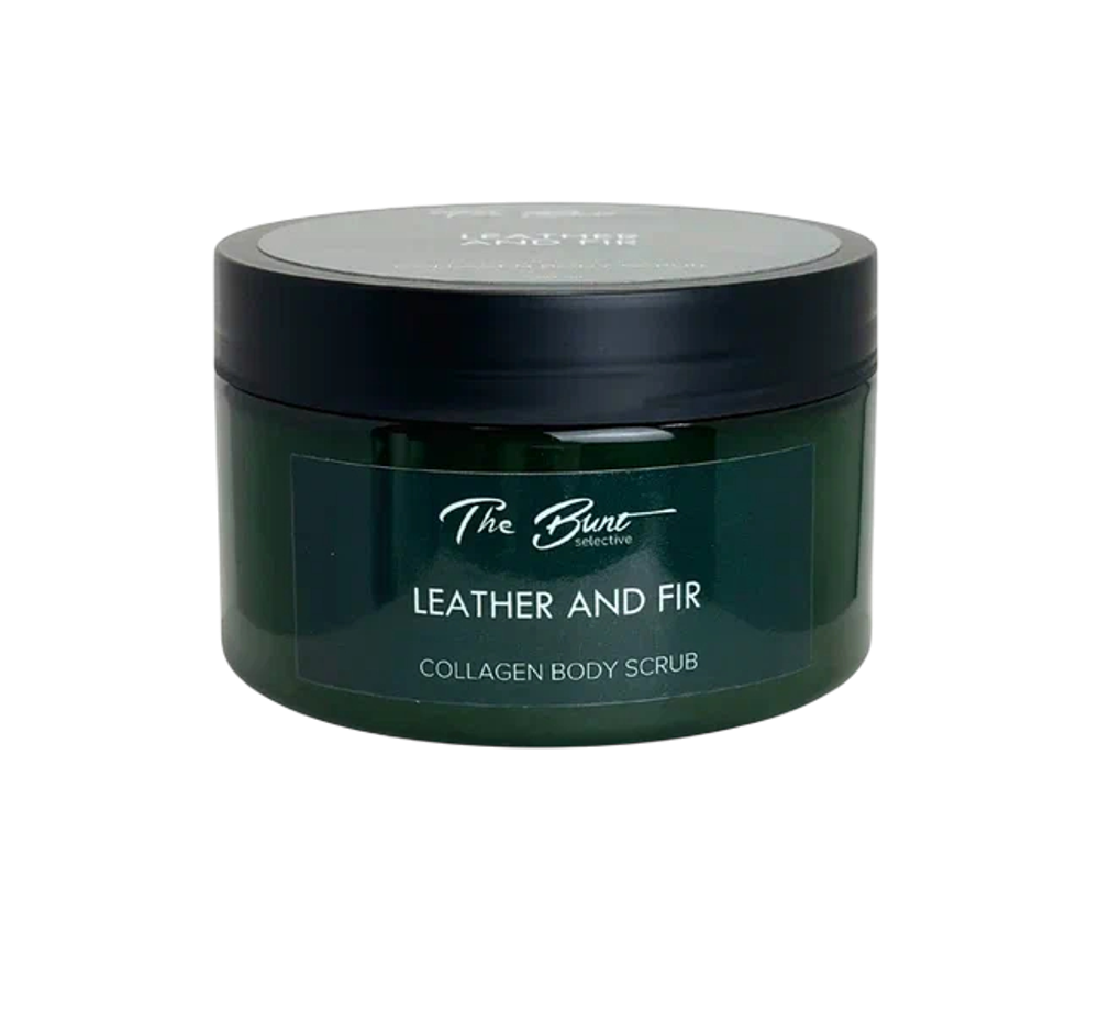 Скраб для тела LEATHER & FIR (Кожа и Пихта, Бунт), THE BUNT