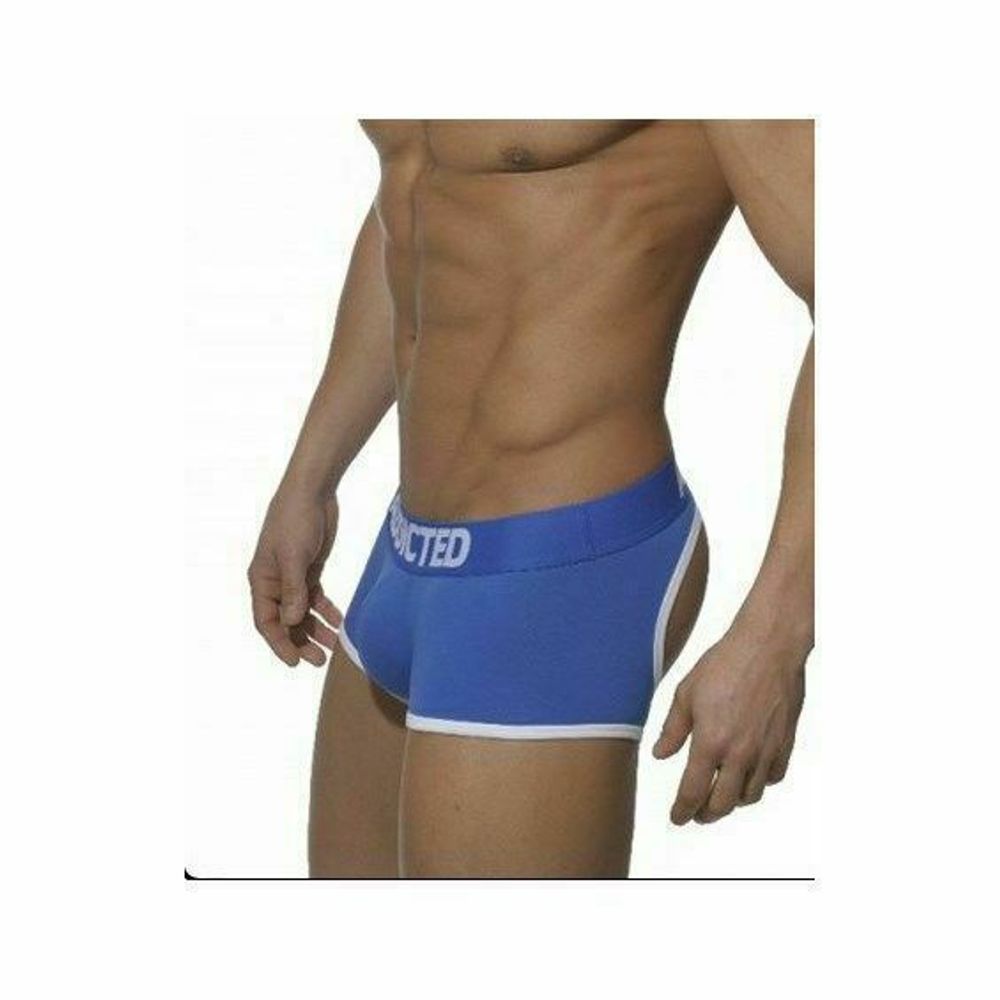 Мужские трусы джоки боксеры синие Seobean Addicted Blue