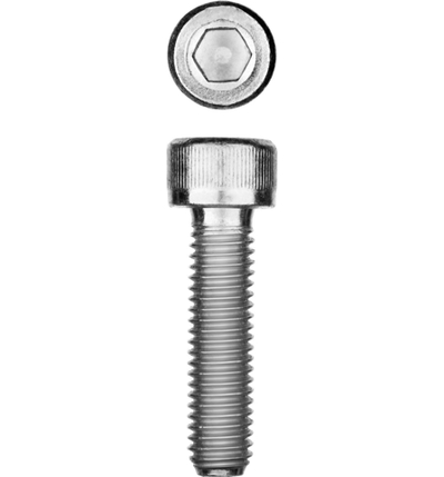 ЗУБР DIN 912, кл. пр. 8.8, М10 х 30 мм, цинк, 5 кг, винт с внутренним шестигранником, Профессионал (30318-10-030)