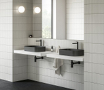 Накладной керамический умывальник Ceramic Slim R