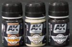 Набор красок AK interactive Aircraft Landing Gear Weathering Set (Air Series)