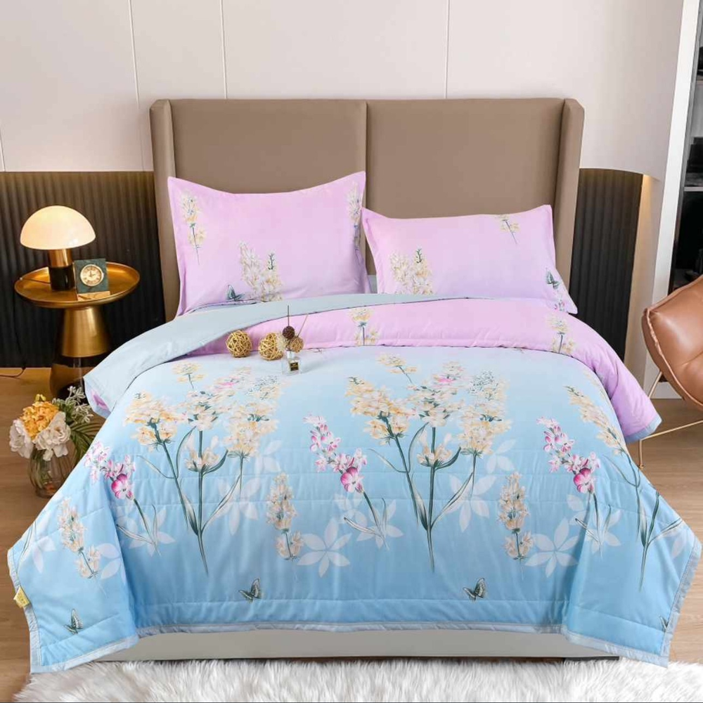 КПБ Кит С Одеялом МУН ШЕЛК 2сп АКЦИЯ !!! (от 10шт цена 5900тн)