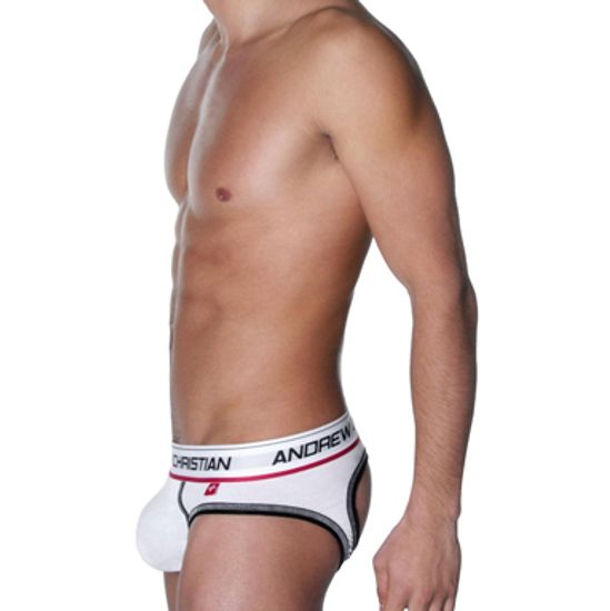 Мужские трусы джоки Andrew Christian Air Flexsoft Show It Jockstrap White AC33