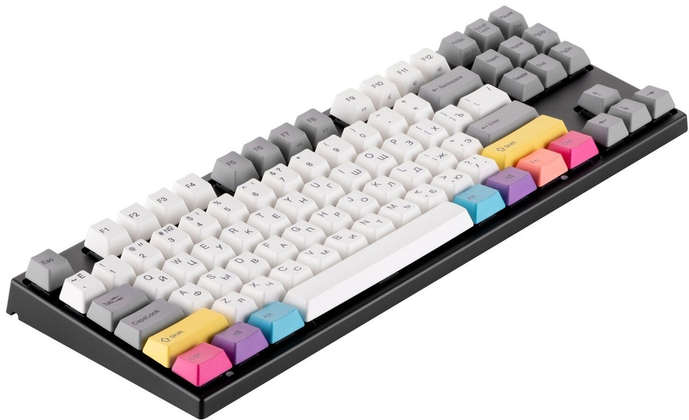 Клавиатура VARMILO VEM87 CMYK EC V2 Daisy UA A33A024A8A3A17A007 серый