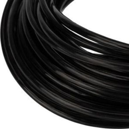 Трос стальной в ПВХ оплетке d=2,5 мм, черный ( моток 20 м)  REXANT