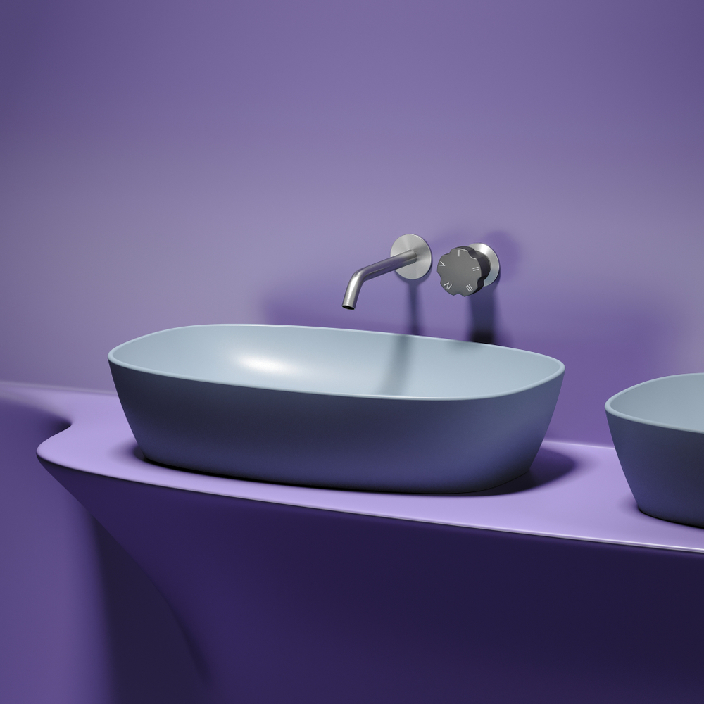 Раковина Ceramica Nova Element 60 см CN6049MHL серо-голубая