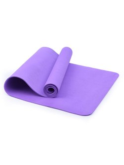 Коврик для фитнеса и йоги 61х173 см (сиреневый цвет)