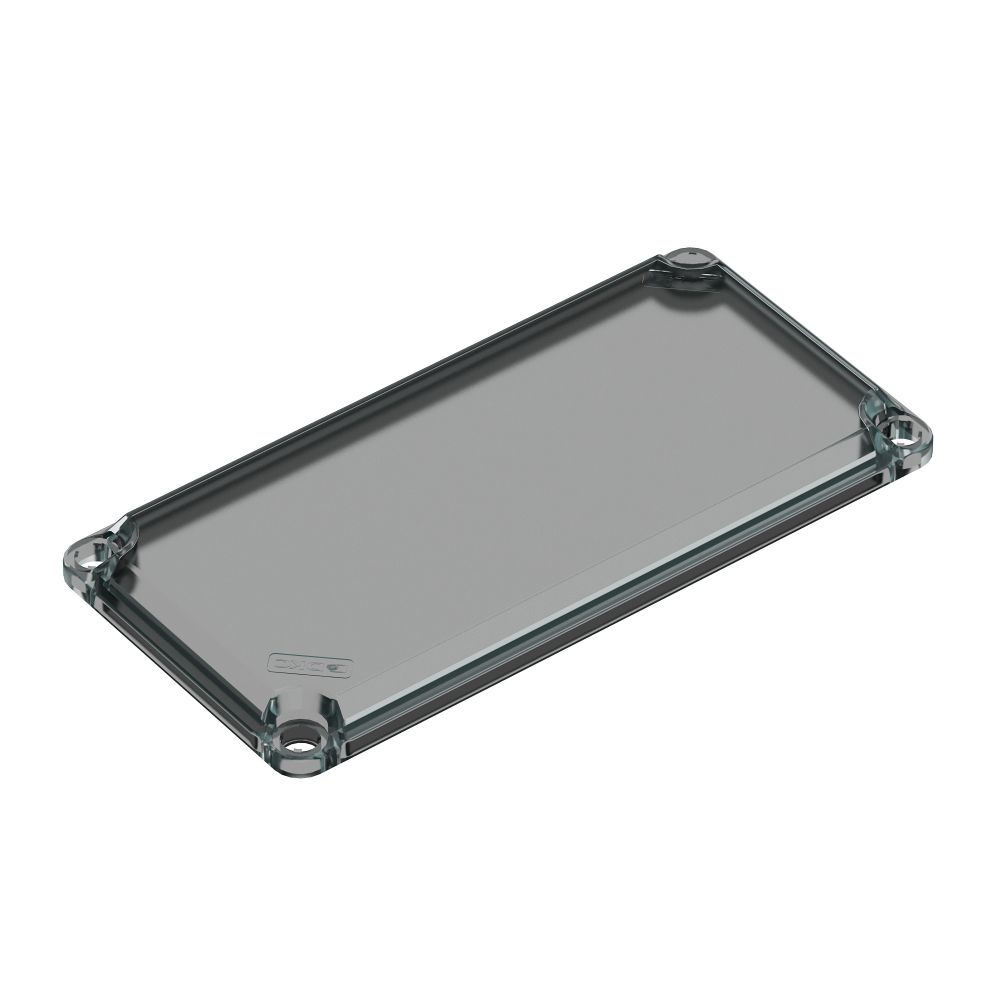 Прозрачная крышка  высотой 21 мм, для корпуса RAM box 300х150х146 мм