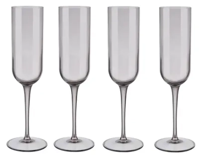 Blomus Набор из 4 бокалов для шампанского Fuum 210 мл Грибки