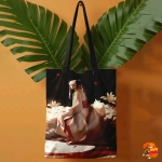 Сумка шоппер с принтом Адский Рай