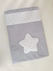 Набор в кровать для новорожденных Lollycottons Maks Star, Серый