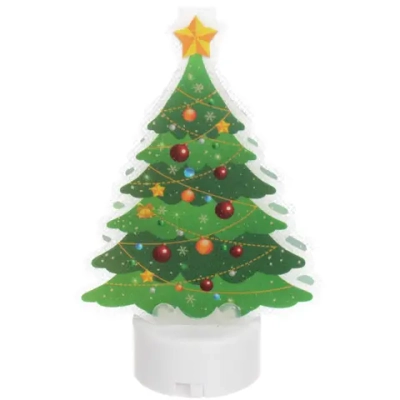 Сувенир с подсветкой «Зеленая елочка» 10,5*7 см