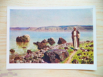 Винтажная открытка СССР "На Генисаретском озере" 1889 г. В.Д.Поленов