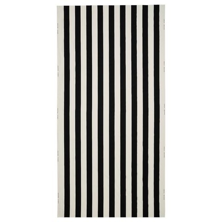 IKEA VARGTÖREL  (ИКЕА ВАРГТÖРЕЛ)  -  Ткань с отделкой, черная/белая, 150x300 см
