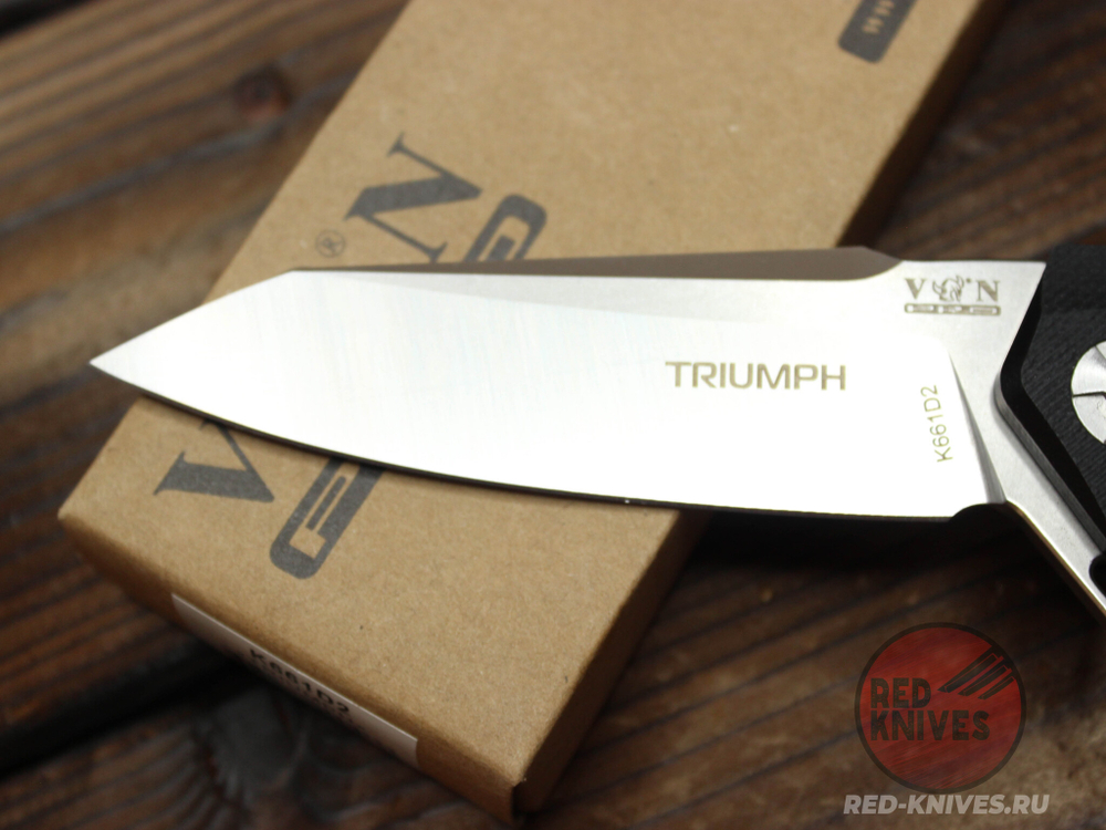 Складной нож VIKING NORDWAY K661D2 TRIUMPH c клинком из стали D2, рукоять G10