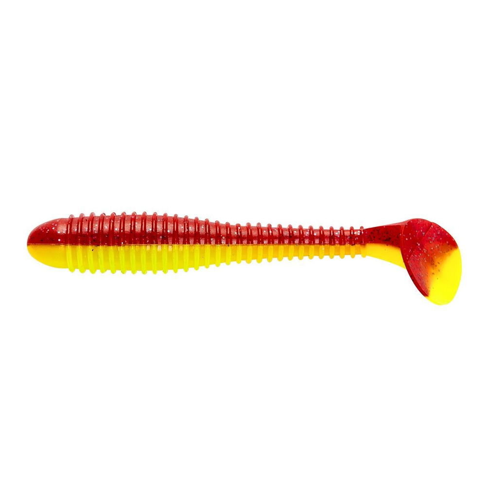 Виброхвост Catcher 3,55"/9 см Red Lemon 5шт. (HS-2-050) Helios