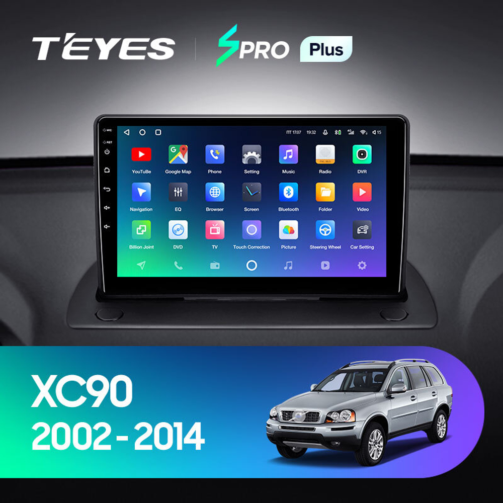 Teyes SPRO Plus 9"для Volvo XC90 2002-2014