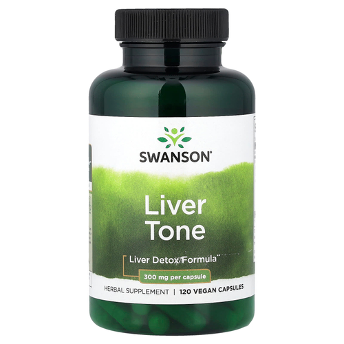 Swanson, Liver Tone, 120 веганских капсул