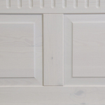 Кровать 160х200 Боцен из натурального дерева, белая