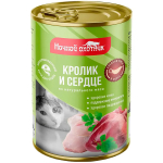 Кролик/сердце в соусе Ночной охотник консервы  для кошек 415 гр