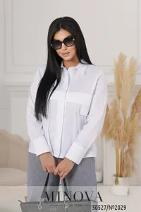 Блуза 2029-белый Minova