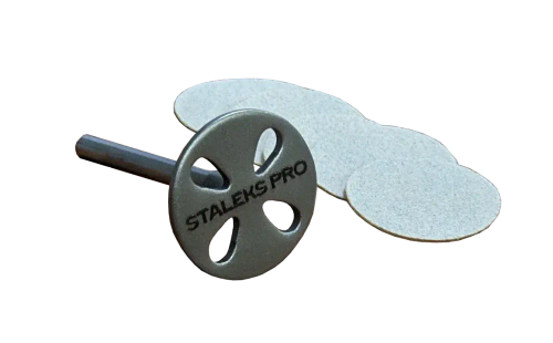 Диск педикюрный со сменными файлами EXPERT S 15 мм STALEKS