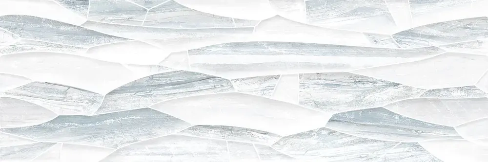 Настенная плитка ALMA Ceramica TWU93DNV16R Denver 90x30 белая / серая глянцевая под камень